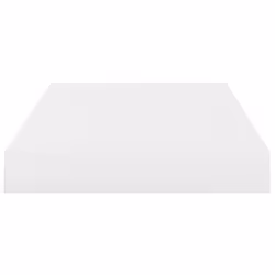 vidaXL 2x Floating Wall Shelves High Gloss White 40x23x3.8 cm MDF Bookcase - Additional view 5