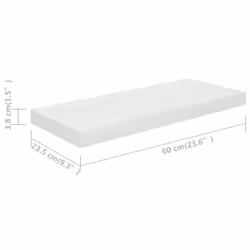 VidaXL 323748 shelve MDF, Metal White - Additional view 7