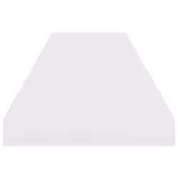 vidaXL Floating Wall Shelf High Gloss White 90x23.5x3.8 cm MDF Display Rack - Additional view 4