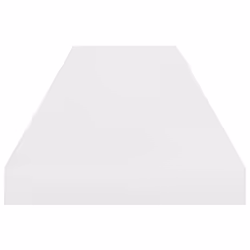vidaXL 2x Floating Wall Shelves High Gloss White 90x23.5x3.8 cm MDF Display - Additional view 4