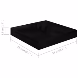 VidaXL 323760 shelve MDF, Metal Black
