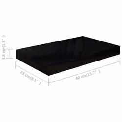 VidaXL 323763 shelve MDF, Metal Black - Additional view 5