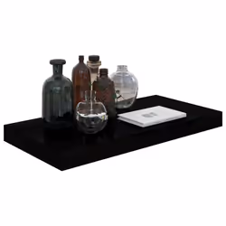VidaXL 323766 shelve MDF, Metal Black