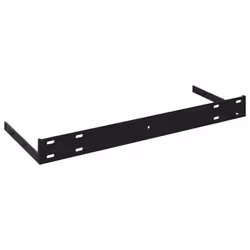 vidaXL 2x Floating Wall Shelves High Gloss Black 80x23.5x3.8 cm MDF Bookcase