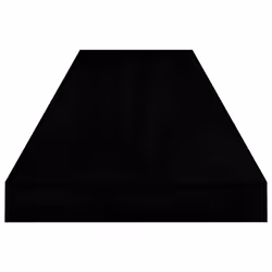 vidaXL 4x Floating Wall Shelves High Gloss Black 90x23.5x3.8 cm MDF Display - Additional view 5