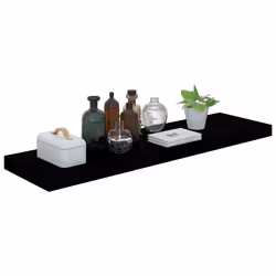 VidaXL 323778 shelve MDF, Metal Black