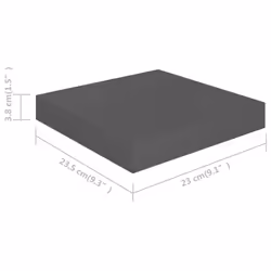VidaXL 323781 shelve MDF, Metal Grey - Additional view 6