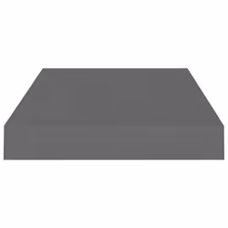 vidaXL 2x Floating Wall Shelves High Gloss Grey MDF Display Ledge CD Rack - Additional view 5