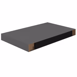 vidaXL 4x Floating Wall Shelves High Gloss Grey MDF Display Ledge CD Rack - Additional view 6