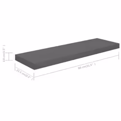 VidaXL 323793 shelve MDF, Metal Grey - Additional view 5
