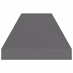 vidaXL 2x Floating Wall Shelves High Gloss Grey 90x23.5x3.8 cm MDF Display - Additional view 4