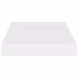 vidaXL 4x Floating Wall Shelves White MDF Display Ledge Hanging CD Rack Board - Additional view 5