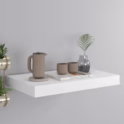 VidaXL 323805 shelve MDF, Metal White
