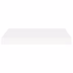vidaXL 2x Floating Wall Shelves White 40x23x3.8 cm MDF Display Bookcase Ledge - Additional view 4