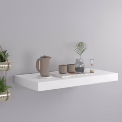 VidaXL 323808 shelve MDF, Metal White