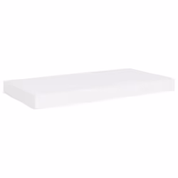 vidaXL 2x Floating Wall Shelves White 50x23x3.8 cm MDF Display Bookcase Ledge
