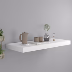 VidaXL 323811 shelve MDF, Metal White