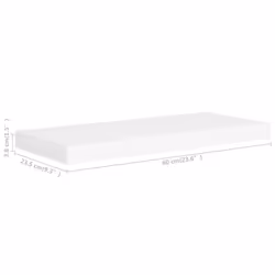 VidaXL 323811 shelve MDF, Metal White - Additional view 7