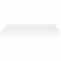 vidaXL 4x Floating Wall Shelves White 60x23.5x3.8 cm MDF Display Hanging Rack - Additional view 4