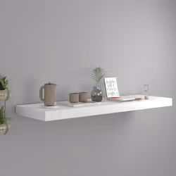 VidaXL 323814 shelve MDF, Metal White
