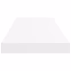 vidaXL 2x Floating Wall Shelves White 80x23.5x3.8 cm MDF Display Hanging Rack - Additional view 4