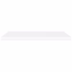 vidaXL 4x Floating Wall Shelves White 80x23.5x3.8 cm MDF Display Hanging Rack - Additional view 4