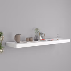 VidaXL 323817 shelve MDF, Metal White