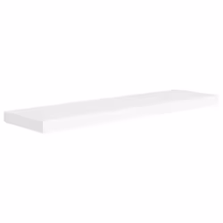 vidaXL 4x Floating Wall Shelves White 90x23.5x3.8 cm MDF Display Hanging Rack