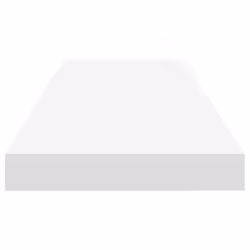 vidaXL 4x Floating Wall Shelves White 90x23.5x3.8 cm MDF Display Hanging Rack - Additional view 4