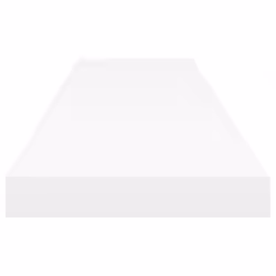 vidaXL Floating Wall Shelf White 120x23.5x3.8 cm MDF Display Book Hanging Rack