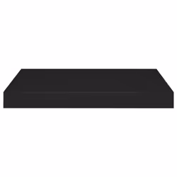 vidaXL 2x Floating Wall Shelves Black 40x23x3.8 cm MDF Display Bookcase Ledge - Additional view 5