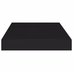 vidaXL 4x Floating Wall Shelves Black 40x23x3.8 cm MDF Display Bookcase Ledge - Additional view 6