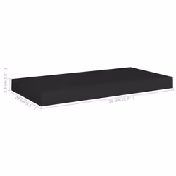 VidaXL 323829 shelve MDF, Metal Black - Additional view 6