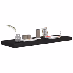 VidaXL 323835 shelve MDF, Metal Black