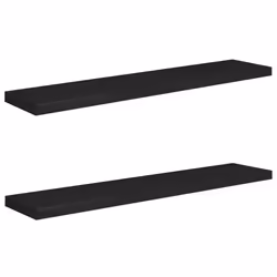VidaXL 323842, MDF, Metal, Black, 1200 mm, 235 mm, 38 mm, 2 pc(s)