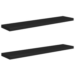 VidaXL 323842 shelve MDF, Metal Black