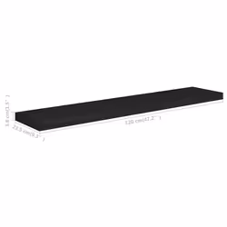 VidaXL 323843 shelve MDF, Metal Black - Additional view 8