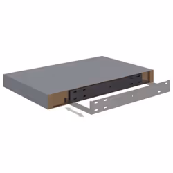 vidaXL 4x Floating Wall Shelves Grey 40x23x3.8 cm MDF Display Bookcase Ledge - Additional view 7