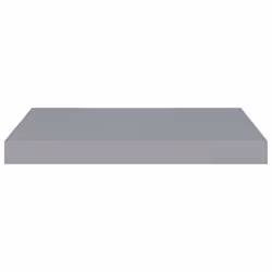 vidaXL 4x Floating Wall Shelves Grey 50x23x3.8 cm MDF Display Bookcase Ledge - Additional view 4