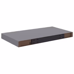 vidaXL 4x Floating Wall Shelves Grey 50x23x3.8 cm MDF Display Bookcase Ledge - Additional view 6