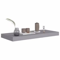 VidaXL 323853 shelve MDF, Metal Grey