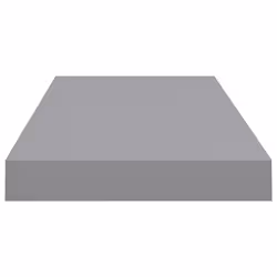 vidaXL 4x Floating Wall Shelves Grey 60x23.5x3.8 cm MDF Display Hanging Rack - Additional view 4
