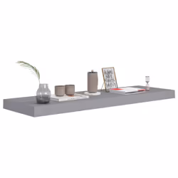 VidaXL 323856 shelve MDF, Metal Grey