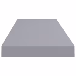 vidaXL 4x Floating Wall Shelves Grey 80x23.5x3.8 cm MDF Display Hanging Rack - Additional view 4