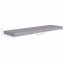 VidaXL 323859 shelve MDF, Metal Grey - Additional view 7