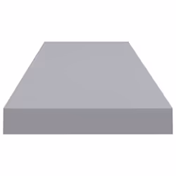 vidaXL 2x Floating Wall Shelves Grey 90x23.5x3.8 cm MDF Display Hanging Rack - Additional view 4