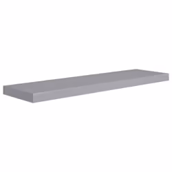 vidaXL 4x Floating Wall Shelves Grey 90x23.5x3.8 cm MDF Display Hanging Rack
