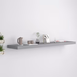 VidaXL 323862 shelve MDF, Metal Grey