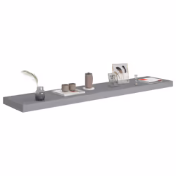 VidaXL 323862 shelve MDF, Metal Grey