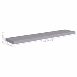 VidaXL 323863 shelve MDF, Metal Grey - Additional view 8